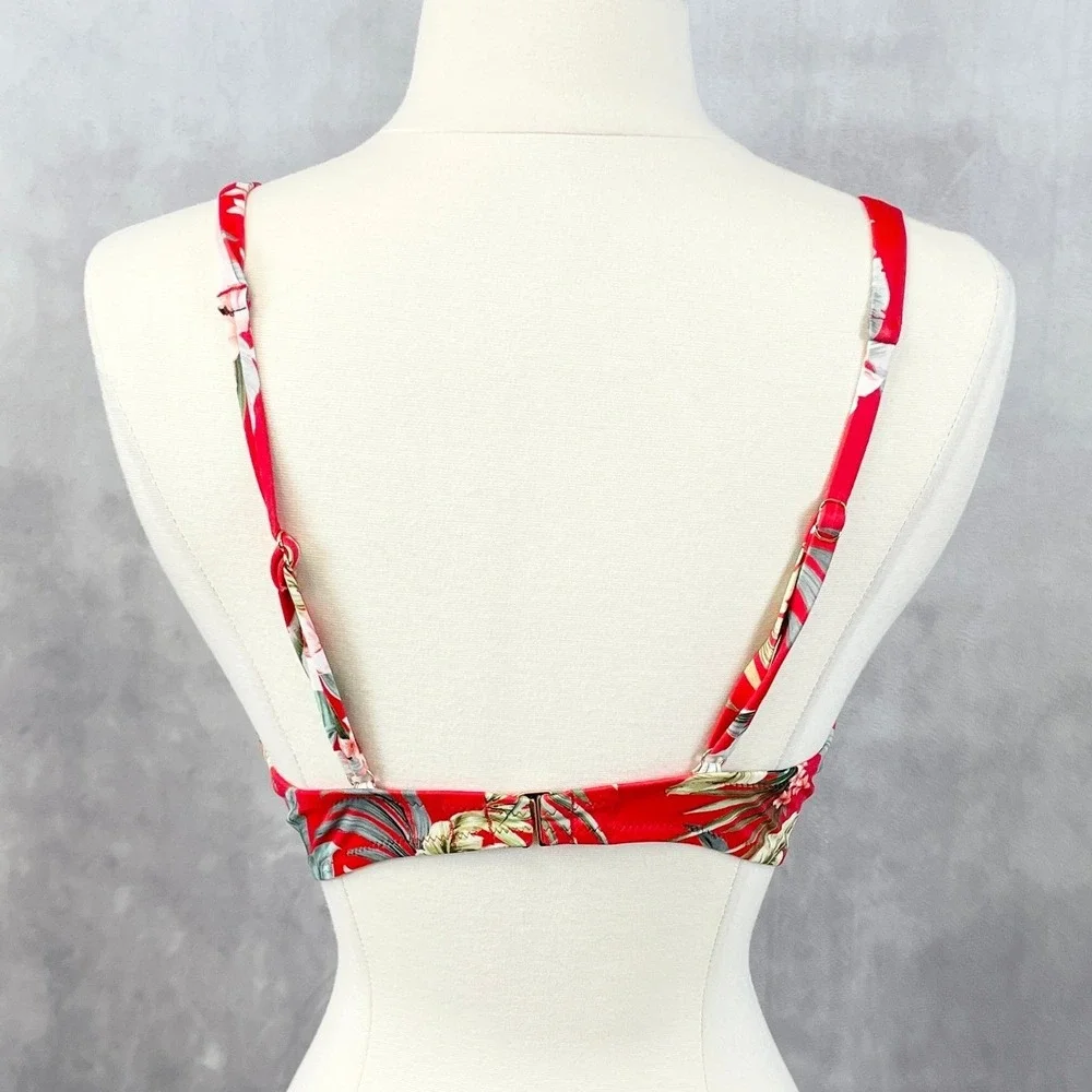 Shade Shore Bikini Top Size 36B Tropical Resort Coastal Swim Vacation Pinup Pool